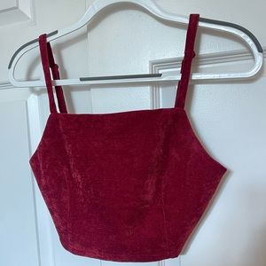 EMORY PARK Crimson Crop top